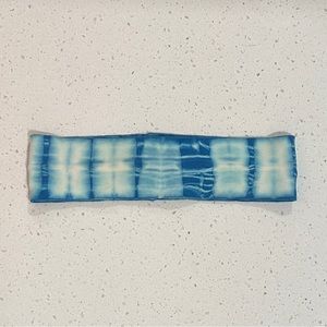 Blue Tie Dye Headband